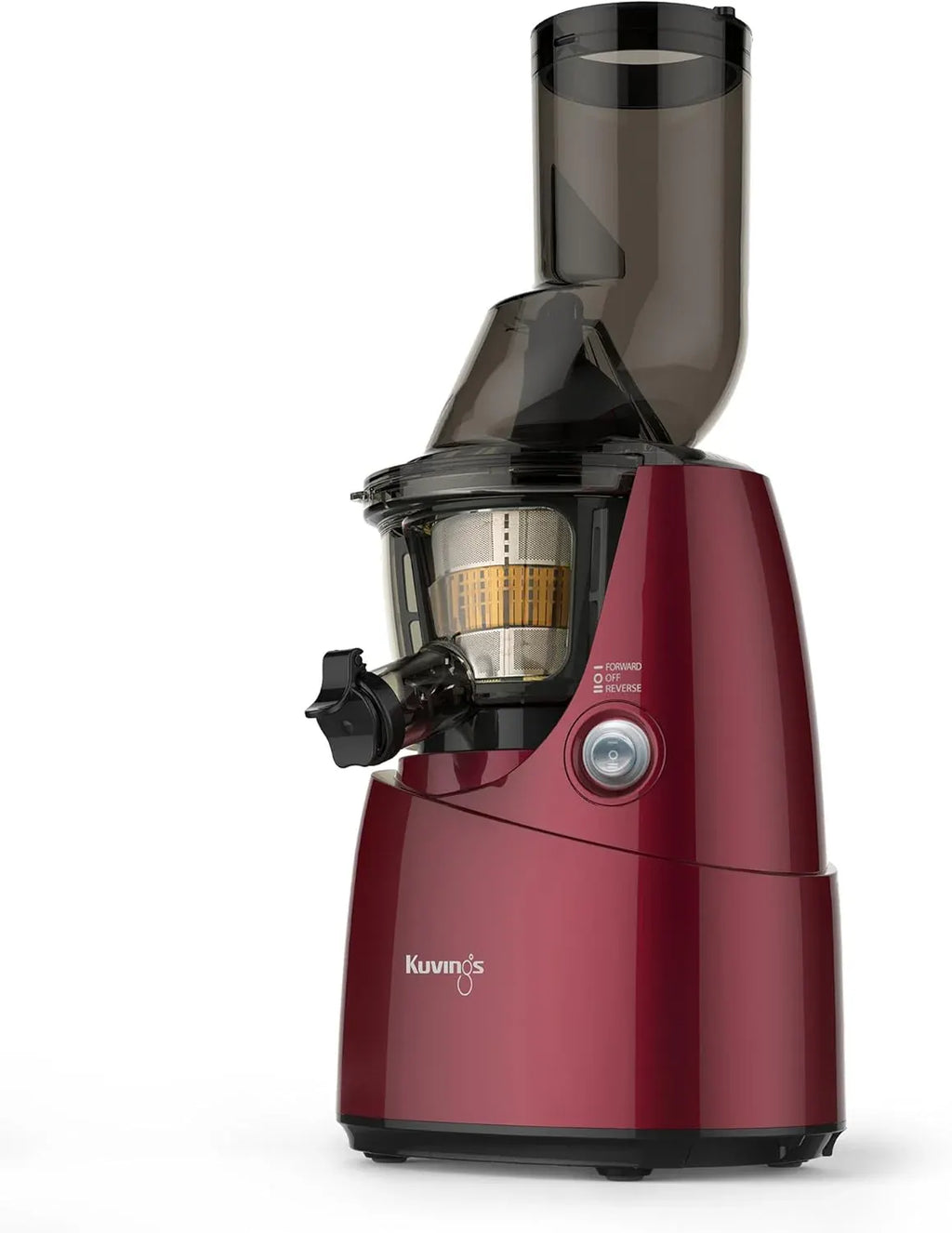 Kuvings Whole Slow Juicer B6000S - Higher Nutrients and Vitamins, BPA-Free Components, Easy to Clean, Ultra Efficient 240W, 60RPMs, Includes Blank Strainer-Silver 17.5 X 10.06 X 14
