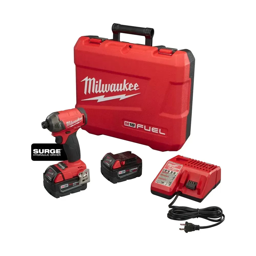 Milwaukee Pre-Sale 2760-22 M18 FUEL 18V 1/4 in. Hex Hydraulic Impact Driver Tool Kit