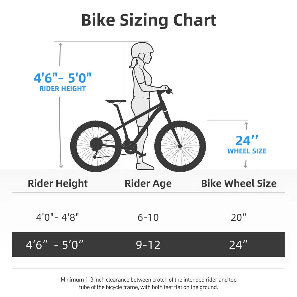 20/24-Inch Kids Mountain Bike, Single-Speed - Option 2