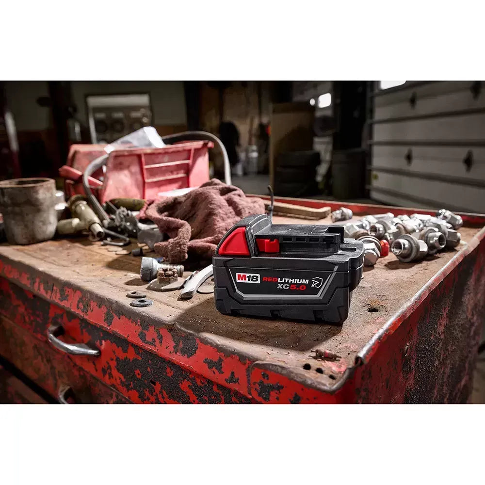 Milwaukee 48-11-1850R M18 18V REDLITHIUM XC5.0 Resistant Battery