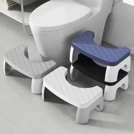 Non-Slip Compact Toilet Stool for Natural Squatting Posture