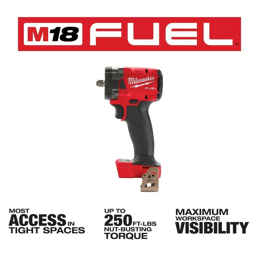 Milwaukee Pre-Sale 2854-20SAE M18 FUEL 18V 3/8 Impact Wrench w/ 8PC SAE Sockets