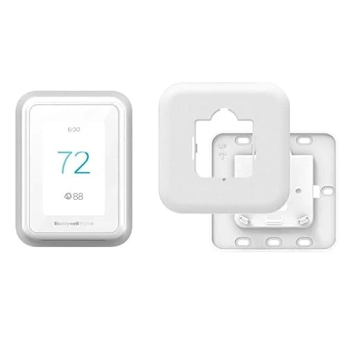 Honeywell Home T9 WiFi Smart Thermostat, Smart Room Sensor Ready, Touchscreen Display, Alexa and Google Assist White