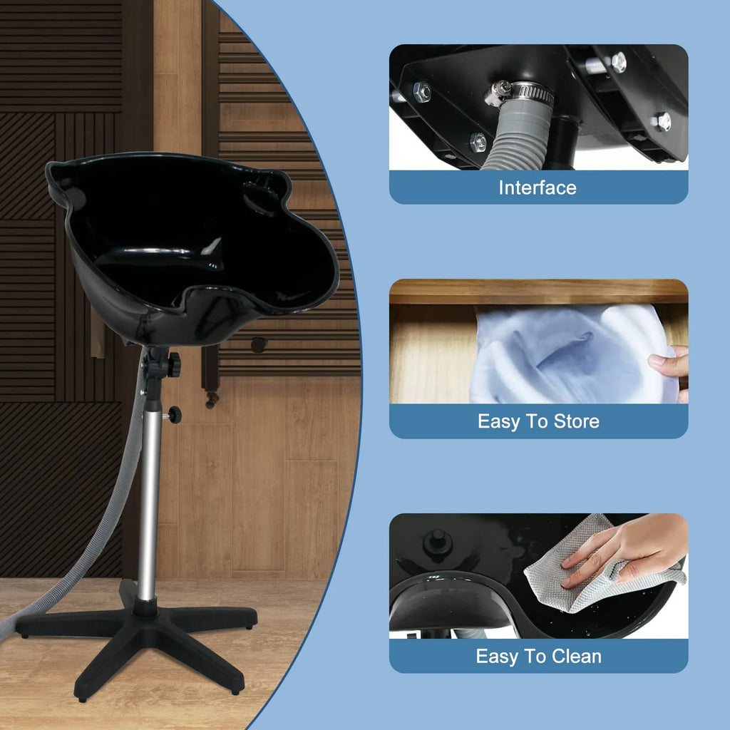 Height Adjustable Portable Shampoo Treatment