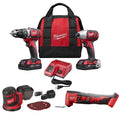 Milwaukee 2691-MS M18 18V Cordless Lithium-Ion 4 Tool Combo Kit