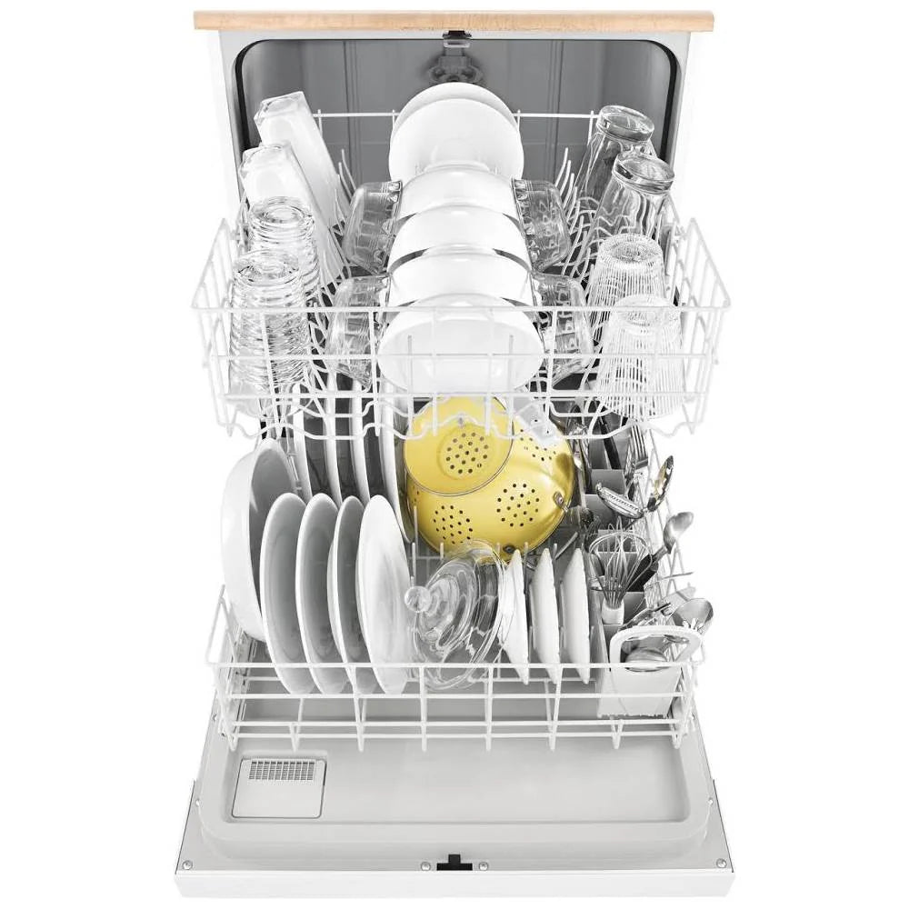 Whirlpool - 24 Front Control Tall Tub Portable Dishwasher - White