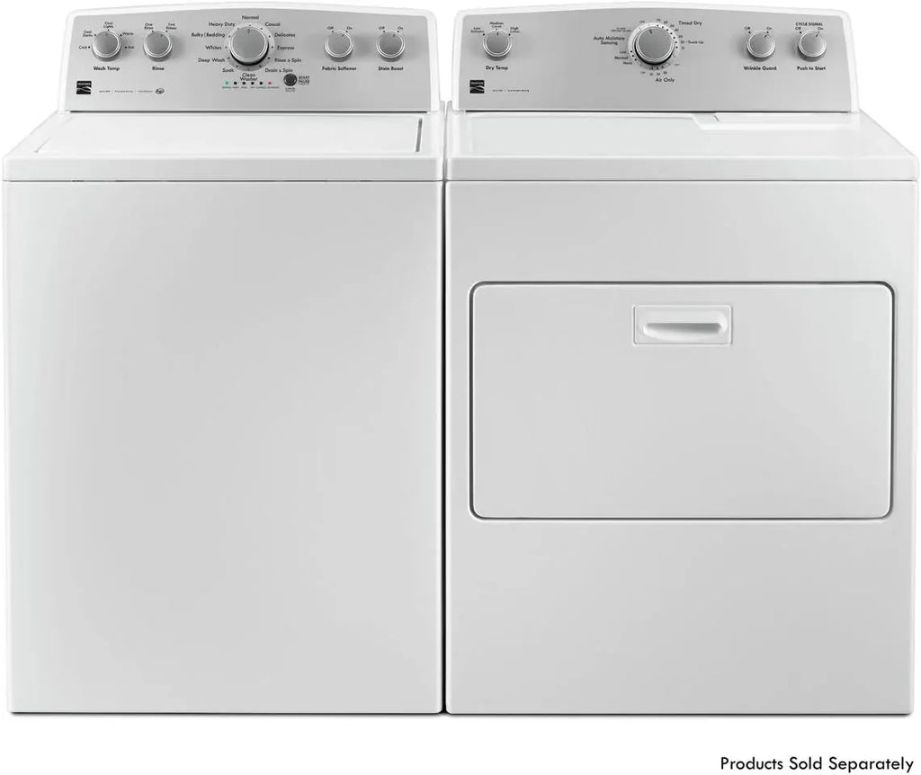 Kenmore 29 Front Load Electric Dryer with Wrinkle Guard and 7.0 Cubic Ft. Total Capacity, White