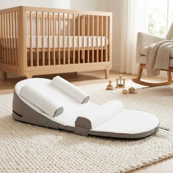 Infant Wedge Pillow with Memory Foam and Removable Waterproof Cover, Breathable  Fabric