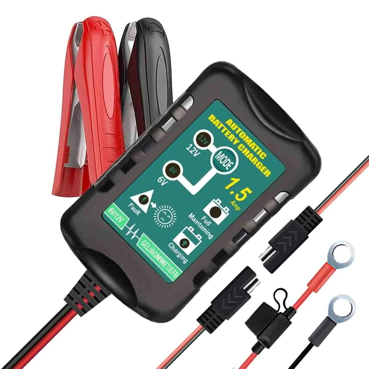 3x Automatic Battery Charger Maintainer Motorcycle Trickle Float For Tender 6V 12V