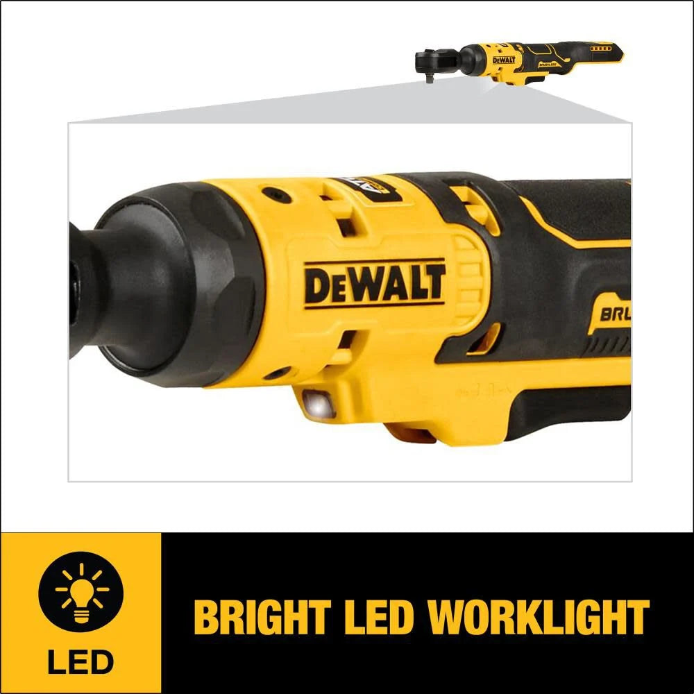 DW ATOMIC 20V MAX Ratchet Kit Brushless 3/8 DCF513D1 from DW