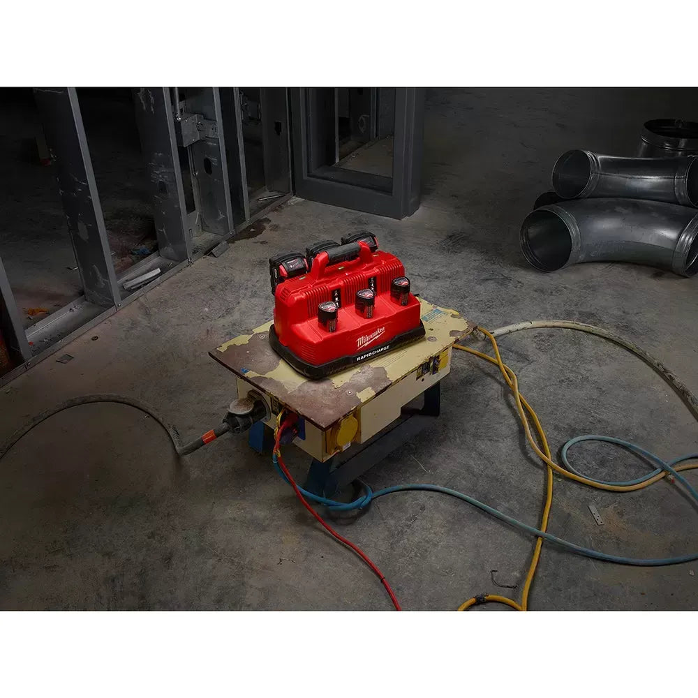 Milwaukee 48-59-1807 M12/M18 12/18V 6-Port Rapid Charge Station