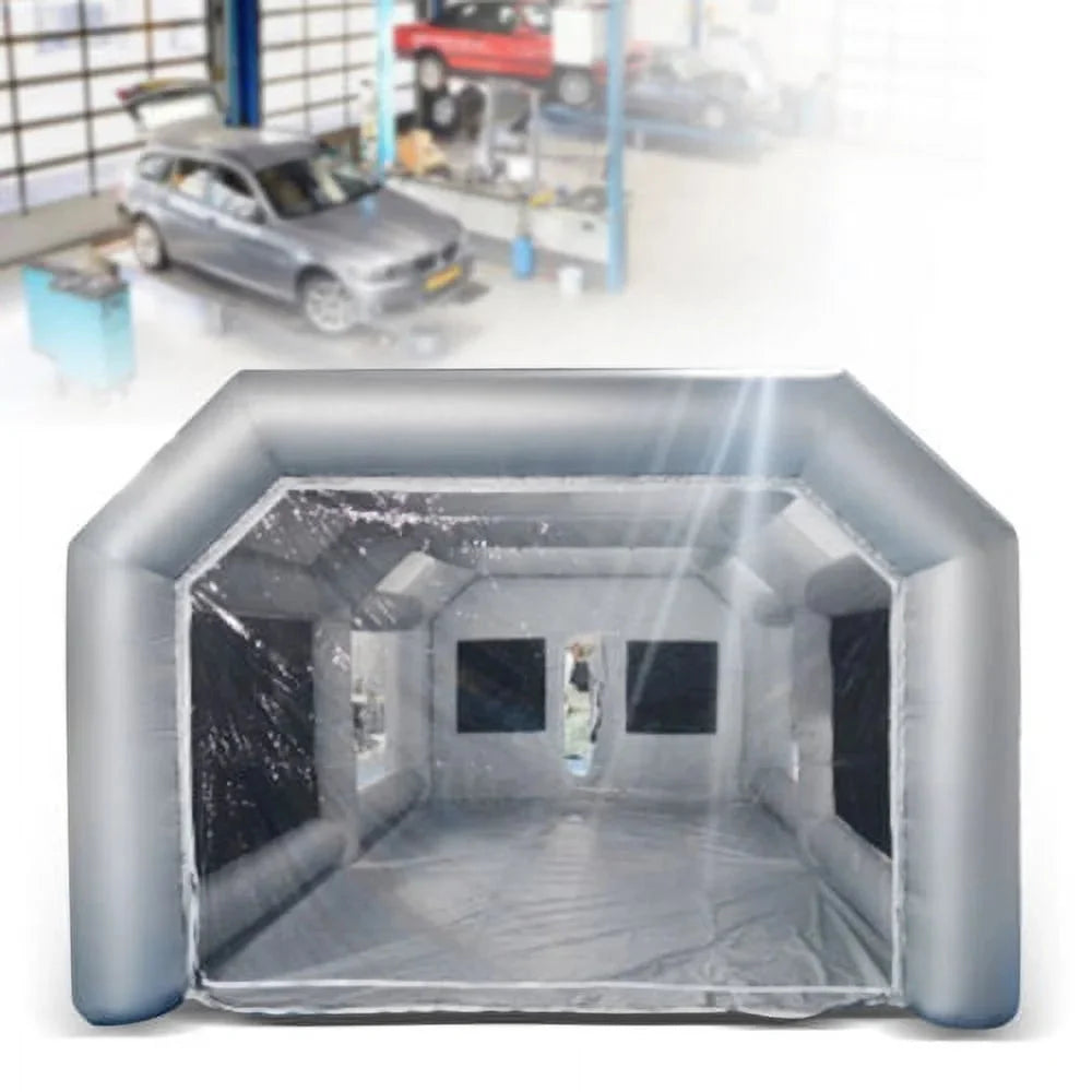 Inflatable Paint Spray Booth Car Painting Work Tent Filter System 26*15*10Ft