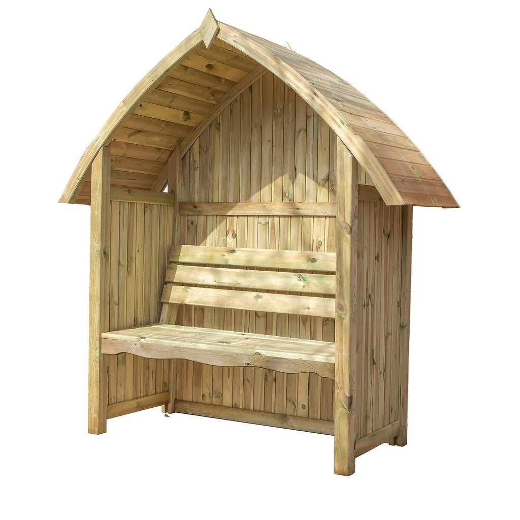 Mercia Arch Top Seated Arbour