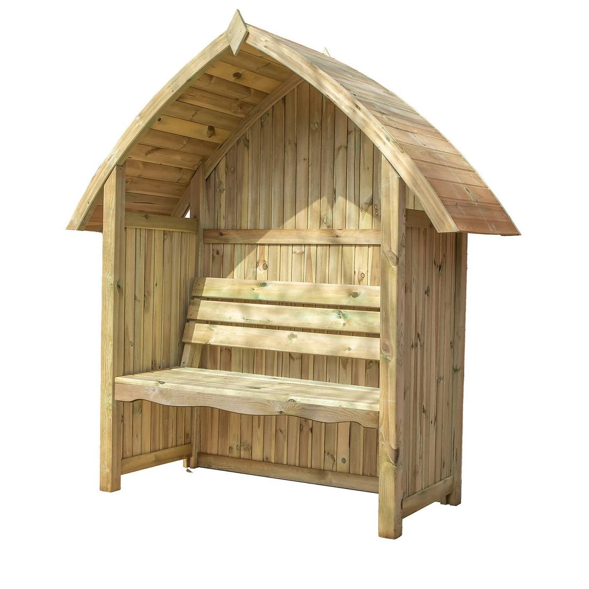 Mercia Arch Top Seated Arbour