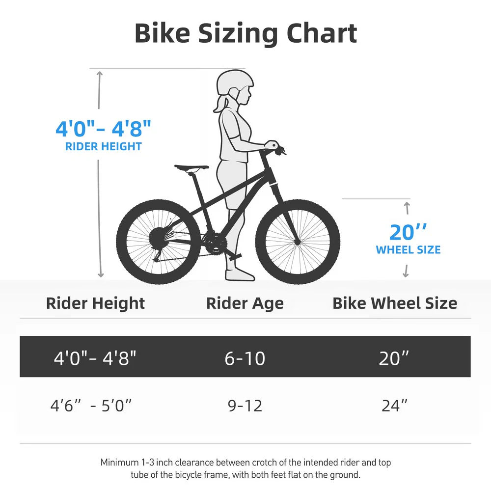 20/24-Inch Kids Mountain Bike, Single-Speed - Option 2