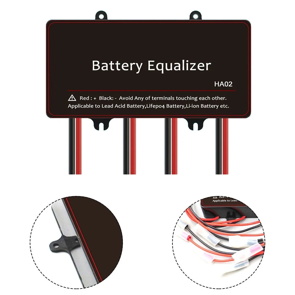 HA02 Battery Equalizer for 4 x 12V Batteries Balancer Battery Charger 48V
