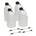 Allstar Performance ALL40120-4 5 gal Utility Jug with Filler Hose, Clear - Pack of 4