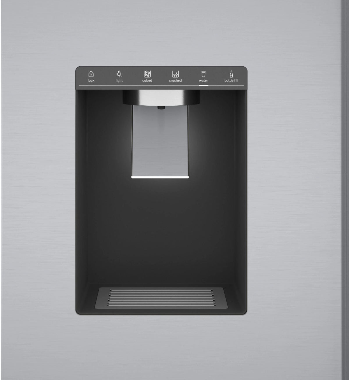 Bosch - 500 Series 21 Cu. Ft. French Door Counter-Depth Smart Refrigerator with External Water and Ice Maker - Stainless steel