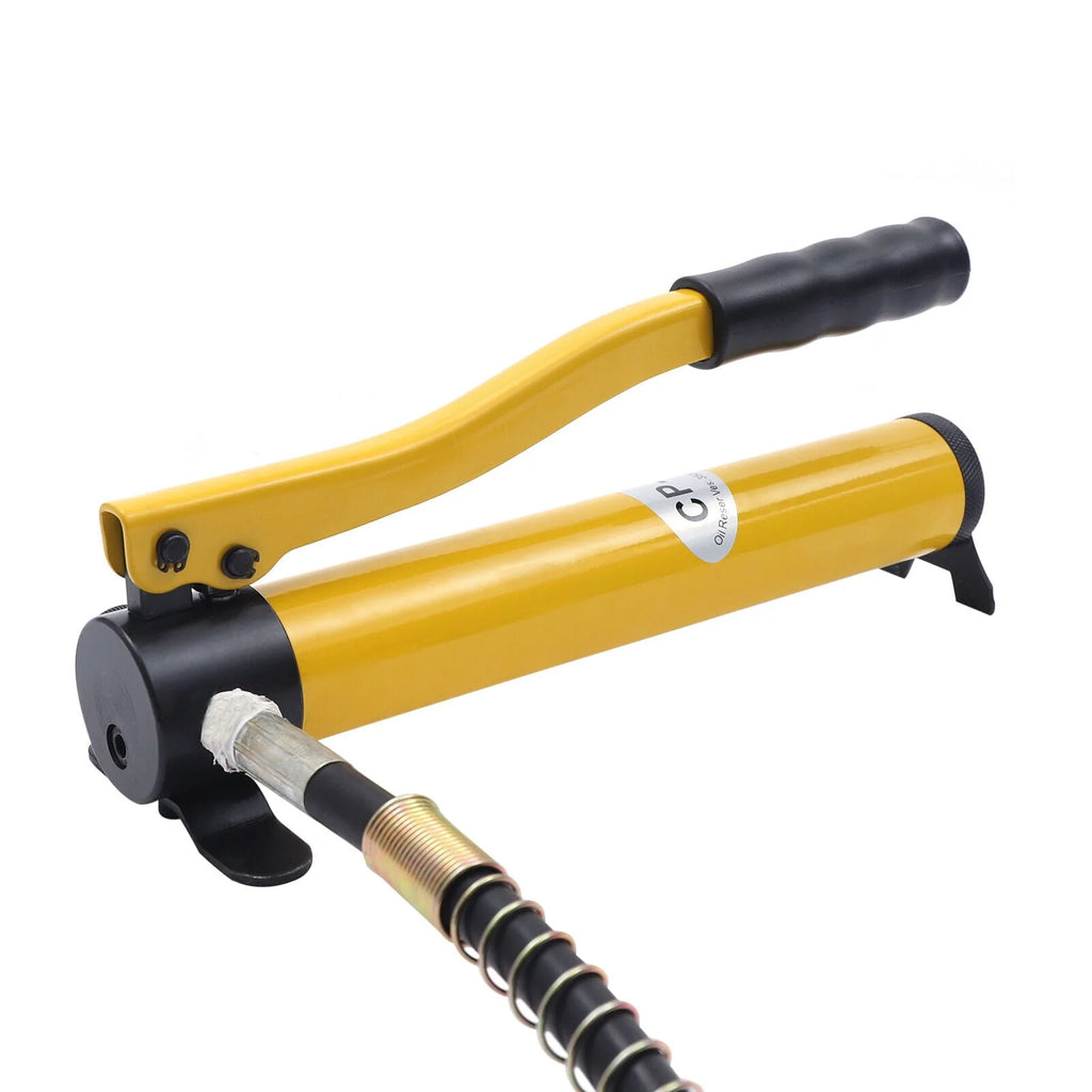 Multi Section 20Ton Hydraulic Service Jack Low Profile Pump w/CP-180 Manual Pump 20 ton Low Profile manual Hydraulic Ram Mini Jack Porta Power Kit 12mm Stroke CP-180 Hydraulic Manual Pump