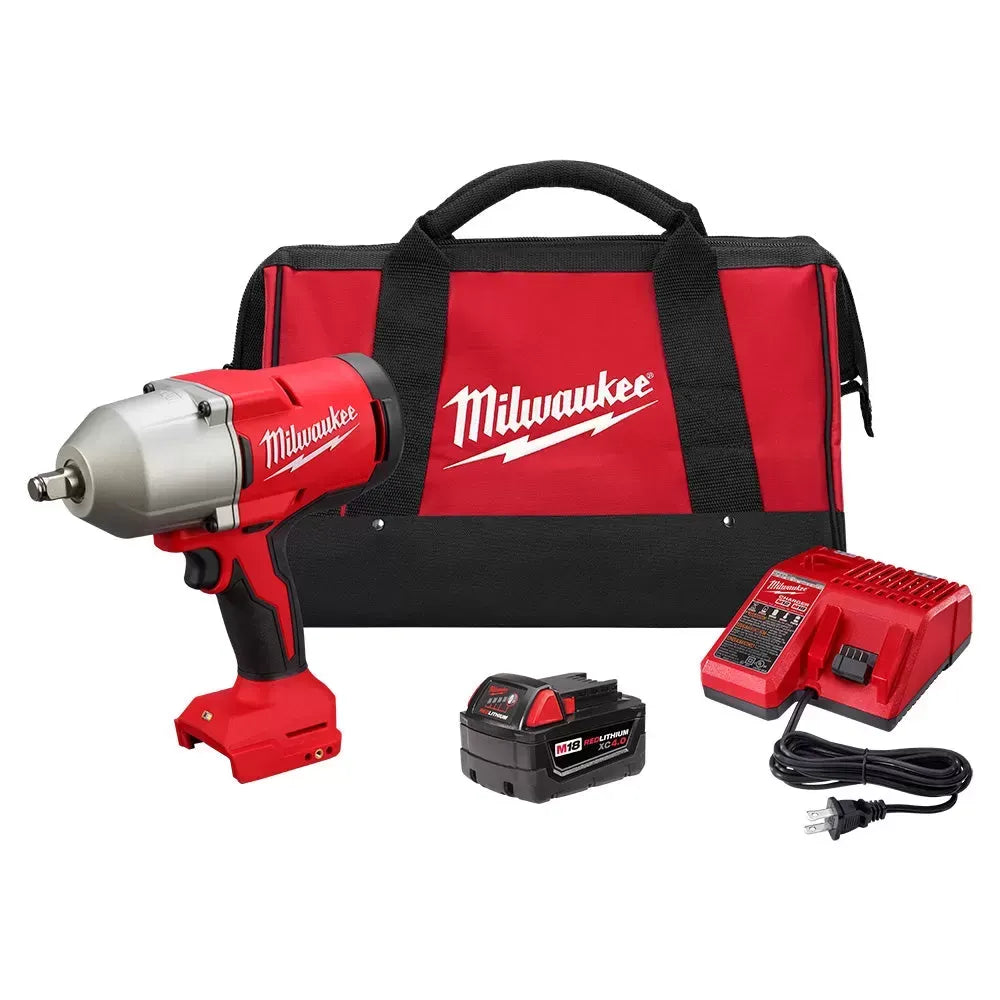 Milwaukee Pre-Sale 2666-21B M18 18V 1/2 Brushless Cordless High Torque Impact Wrench Kit