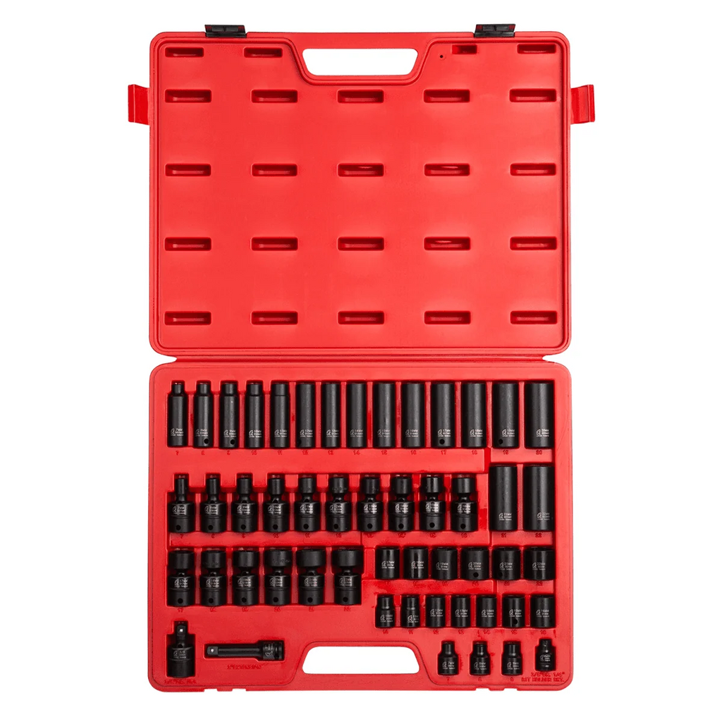 3/8 Drive 51 Piece Metric Impact Socket Set