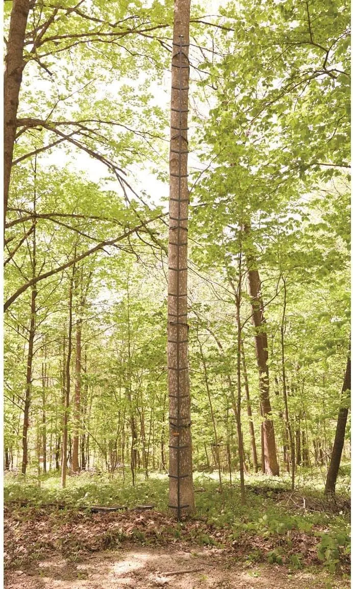Guide Gear Full Step Climbing Stick Ladder for Tree Stands, Deer Hunting Gear and Accessories, Full Step, 25’
