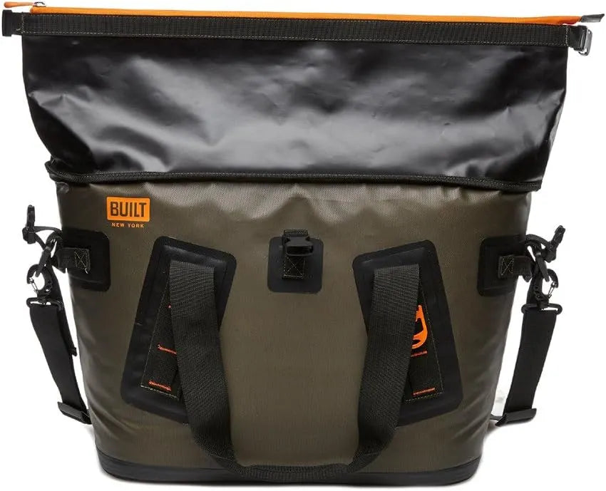 Large Welded Soft Portable Cooler with Wide Mouth Opening - Insulated and Leak-Proof Olive 5213958