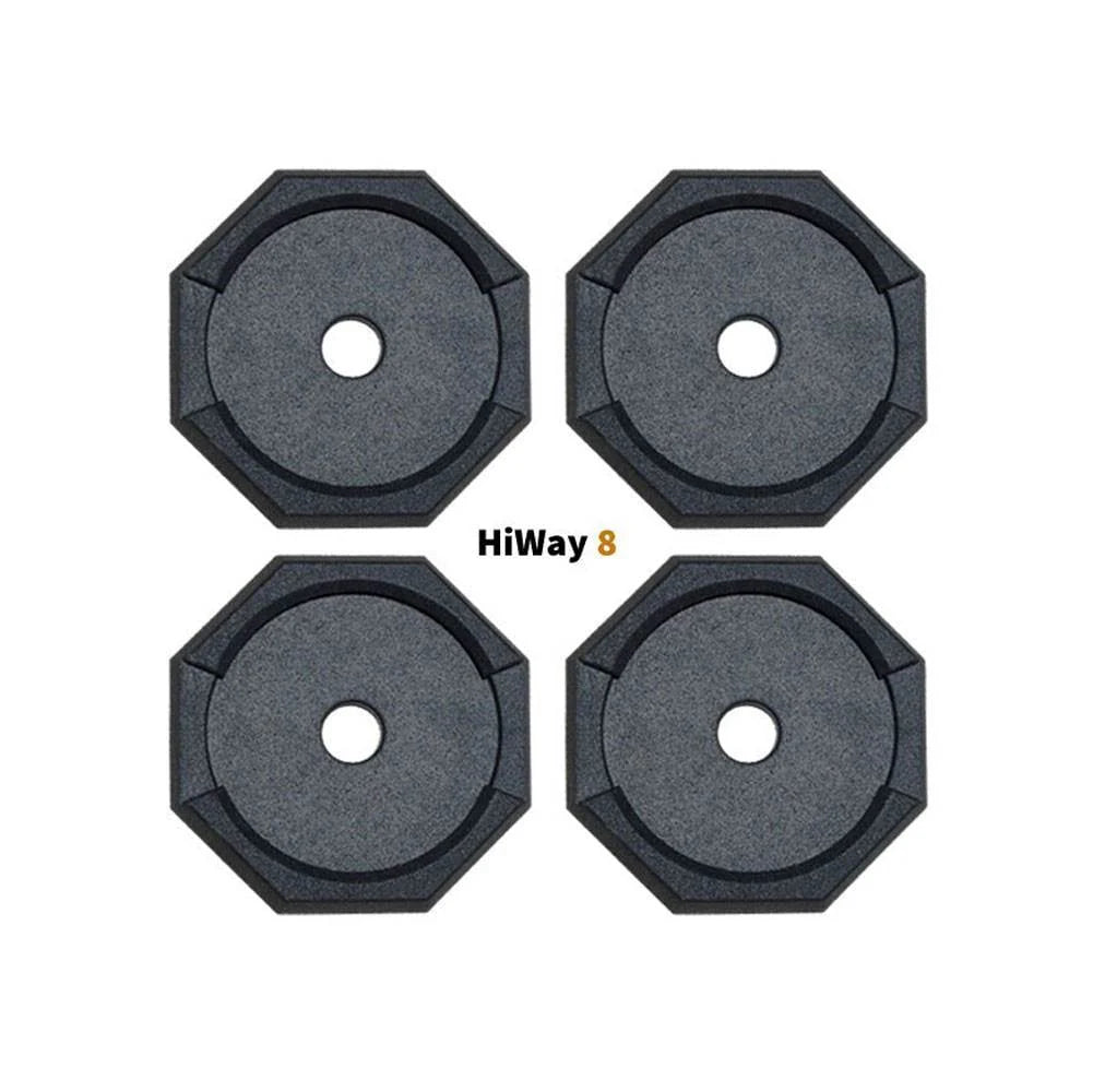 SnapPad HiWay RV Accessories Permanently Attached Leveling Jack Pad, 4 Pack