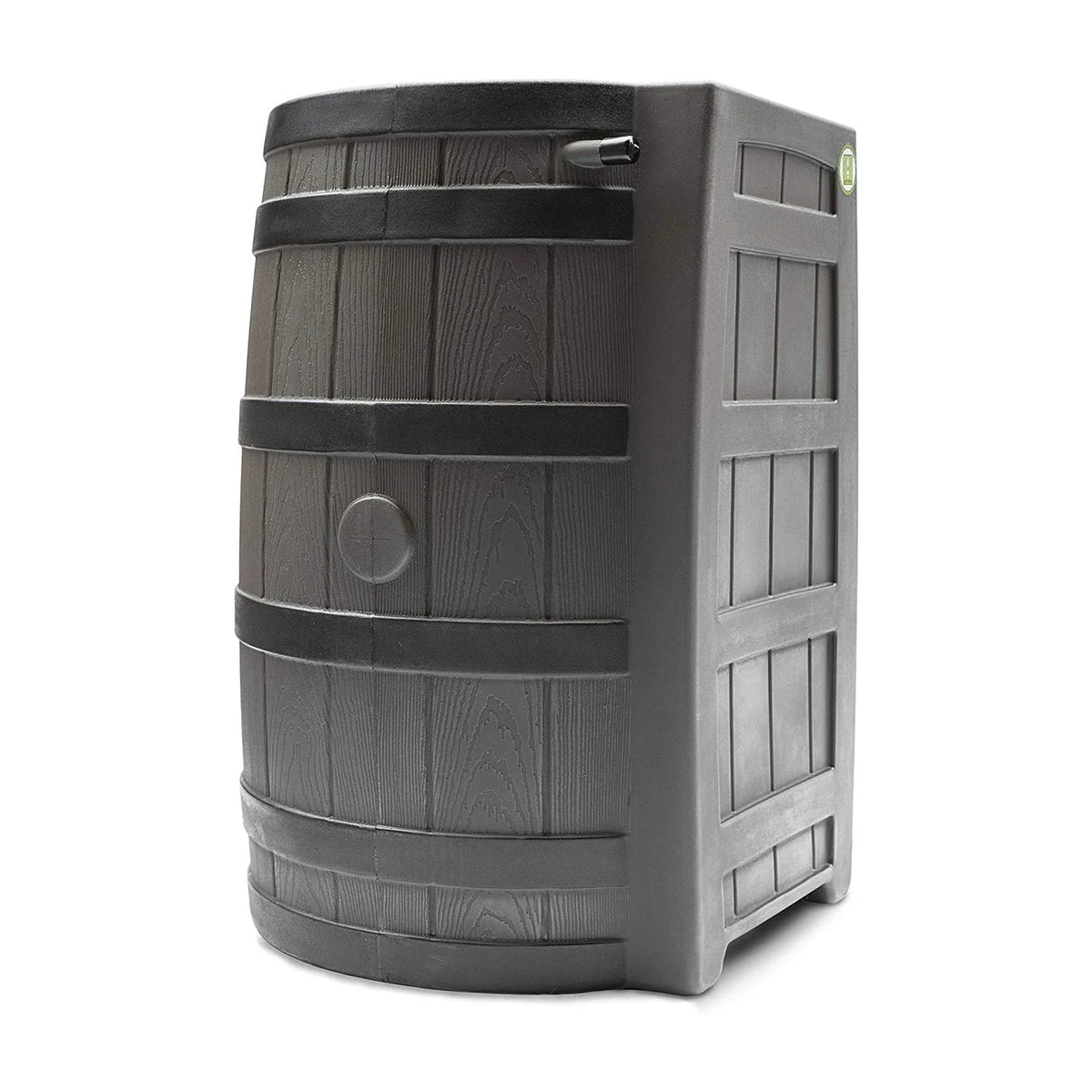 Good Ideas Rain Wizard 50 Gallon Plastic Rain Barrel Water Collector, Oak💝 Last Day For Clearance