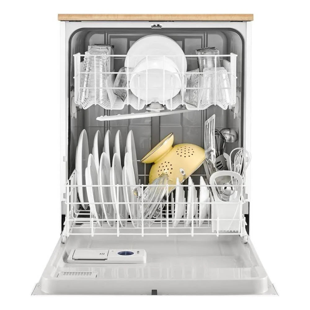 Whirlpool - 24 Front Control Tall Tub Portable Dishwasher - White