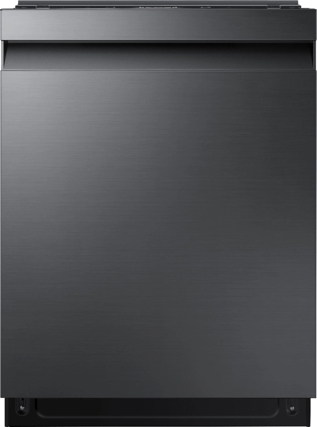 Samsung - StormWash 24 Top Control Built-In Dishwasher with AutoRelease Dry, 3rd Rack, 42 dBA - Black stainless steel