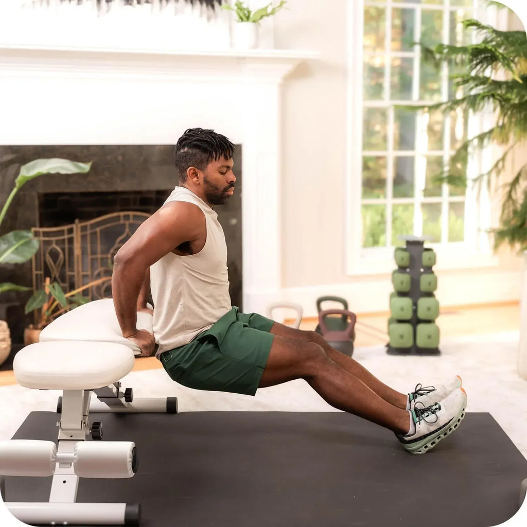 Fitness Bench, Adjustable, Collapsible, Comfortable, and Luxurious Home Gym Bench for Strength Training