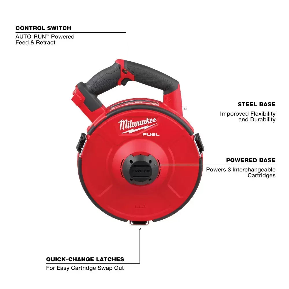 Milwaukee 2873-20S240 M18 FUEL 18V Angler Pulling Fish Tape w/ 240' x 1/8 Steel