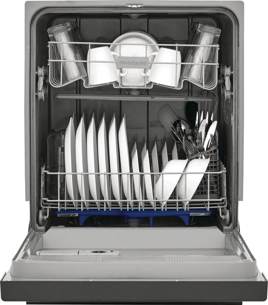 Frigidaire - 24 Front Control Tall Tub Built-In Dishwasher - Stainless steel