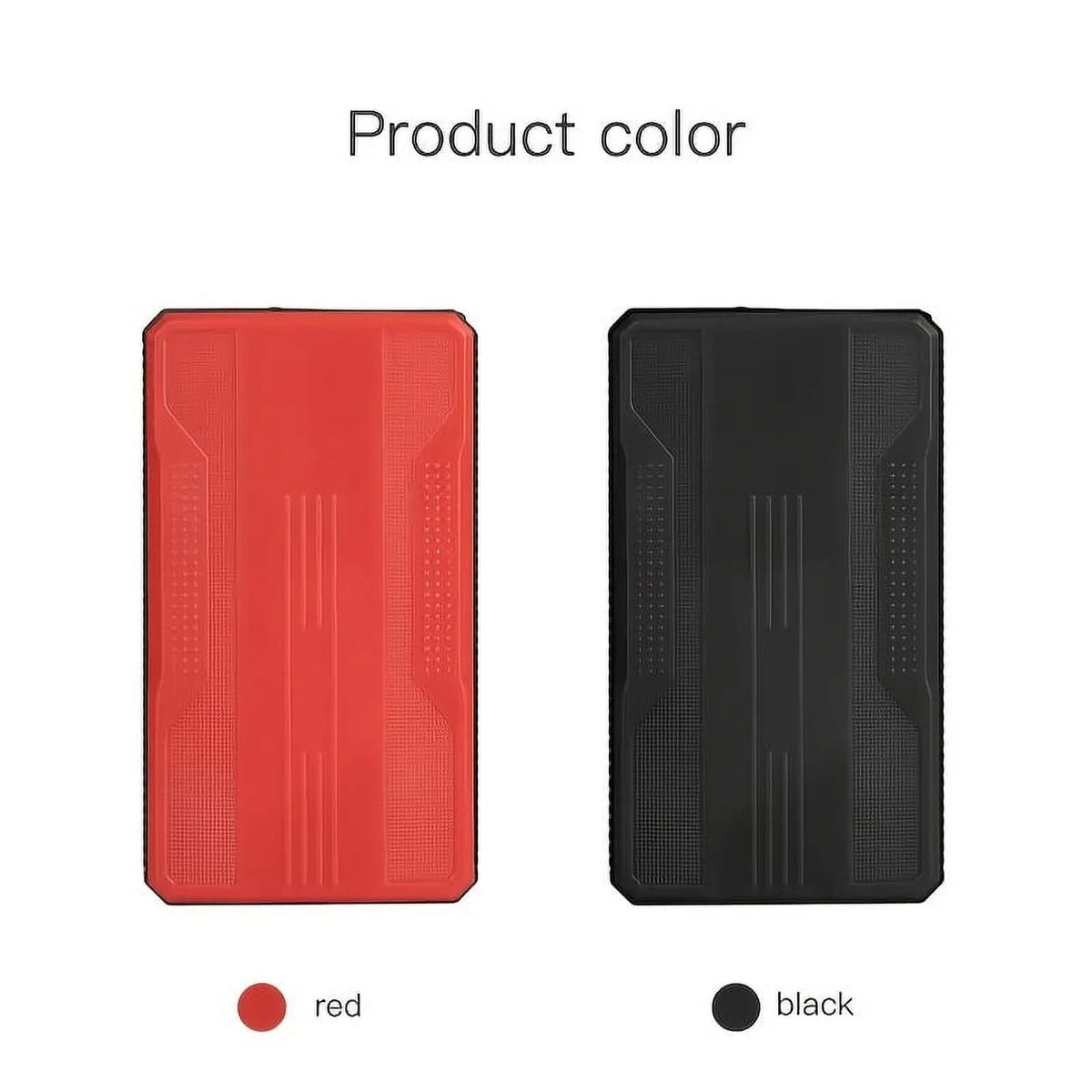 Compact 8000mAh Jump Starter & Power Bank - Emergency Car Boost for Petrol & Diesel, 12V, Safe, Dual-Color