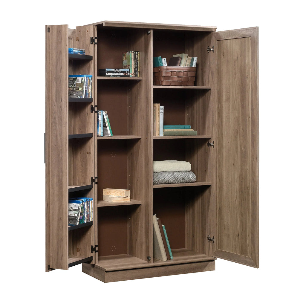 Sauder 422428 Homeplus Storage Cabinet， Salt Oak Finish