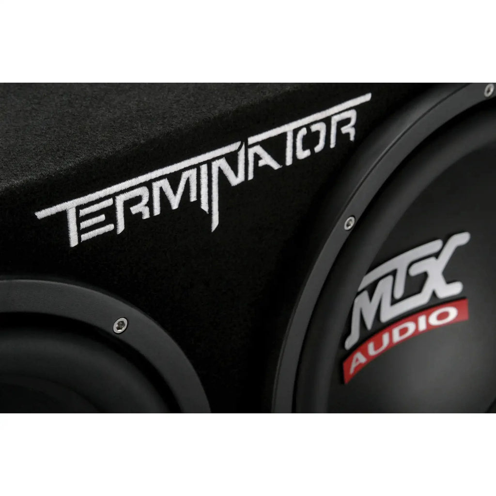 MTX TNE212DV 12-Inch 2000-W Max Audio Dual Loaded Subwoofer Enclosure (4 Pack)