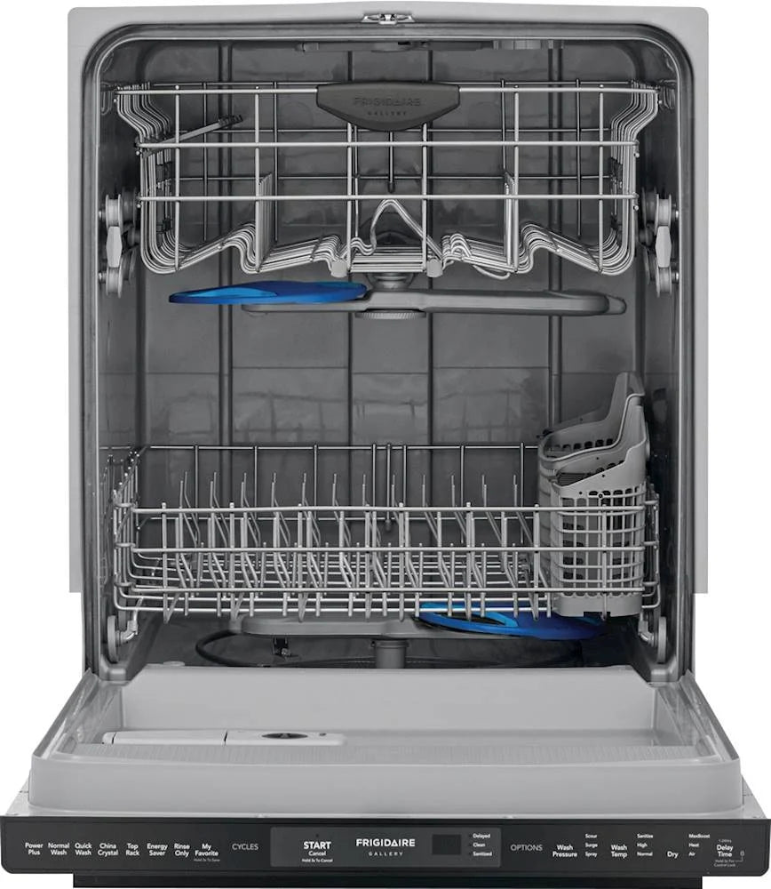 Frigidaire - Gallery 24 Top Control Tall Tub Built-In Dishwasher - Stainless steel