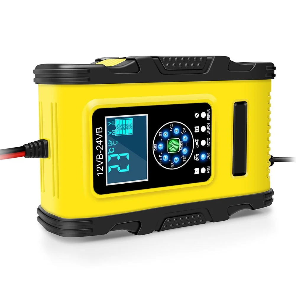 Haimni Car Battery Chargers Full Automatic Smart Pulse Repair Battery 7 Stage Charging