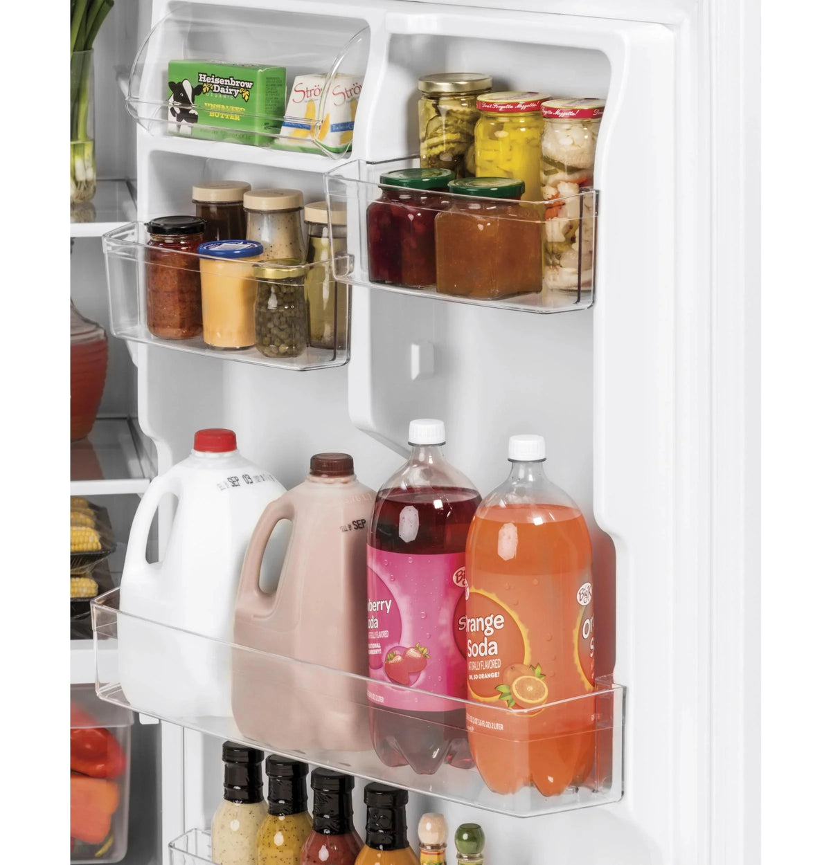 GE APPLIANCES GTS19KGNRWW top freezer freestanding refrigerator