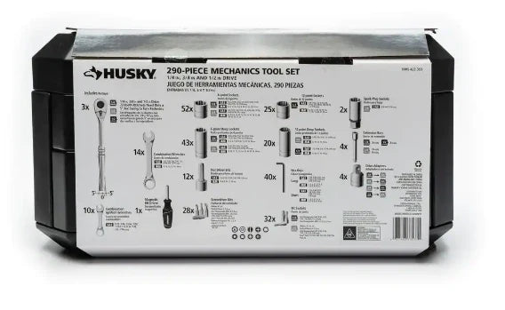 Husky H290MTS Mechanics Tool Set (290-Piece)