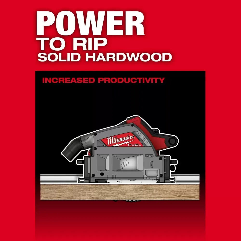 Milwaukee 2831-20 M18 FUEL 18V 6-1/2 Cordless Plunge Track Saw - Bare Tool