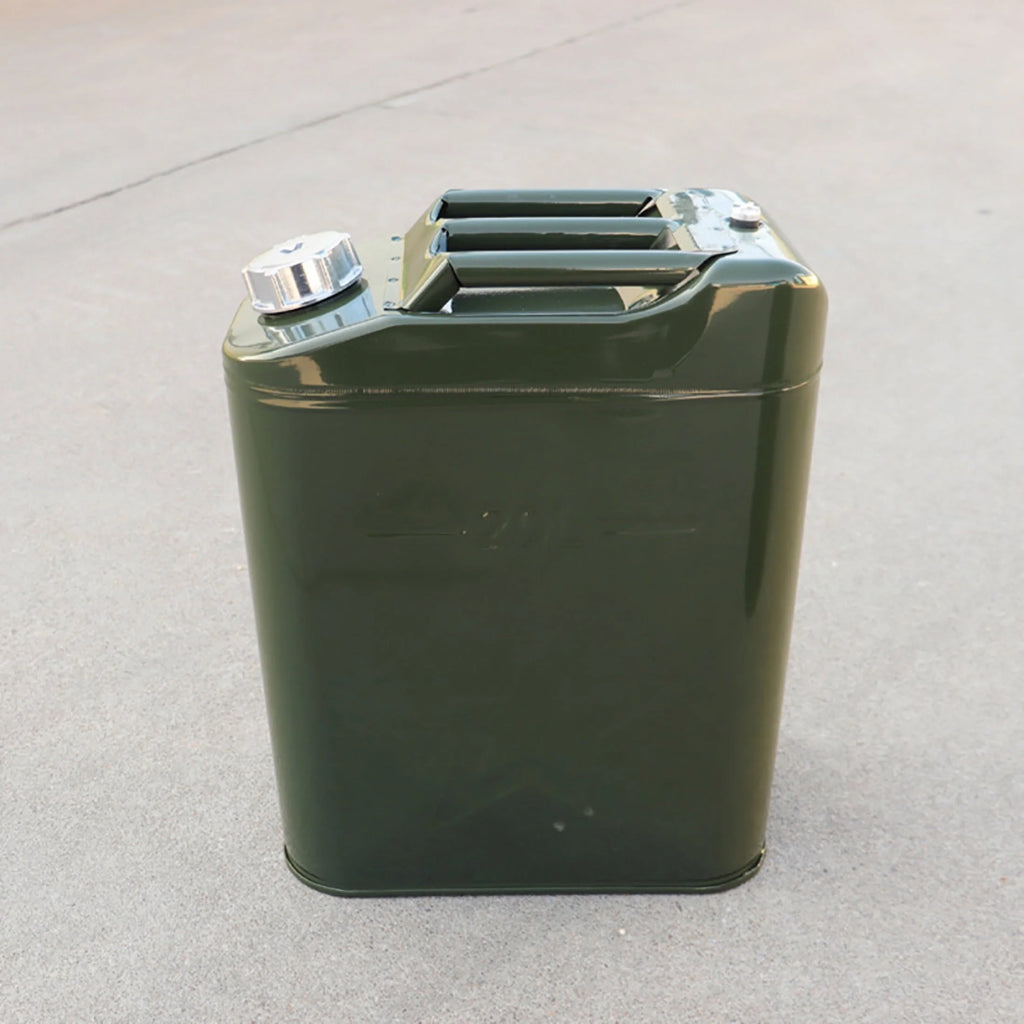 EUBUY 10L Green Metal Jerry Can Store Container for Petrol Oil Water Alcohol