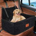 Dog Car Seat for Large Medium Dogs,Washable Pet Car Seat Under 55 lbs or 2 Small Dogs,Dog Booster Seat with Thick Cushion,2 Safety Leashes Travel Car Dog Bed