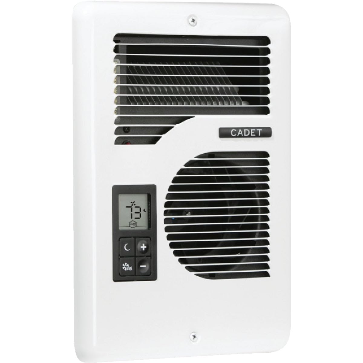 Energy Plus Wall Heater, Digital Thermostat, 240/208/120V, White