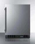 24 Wide Built-In All-Freezer With Icemaker, Black Cabinet
