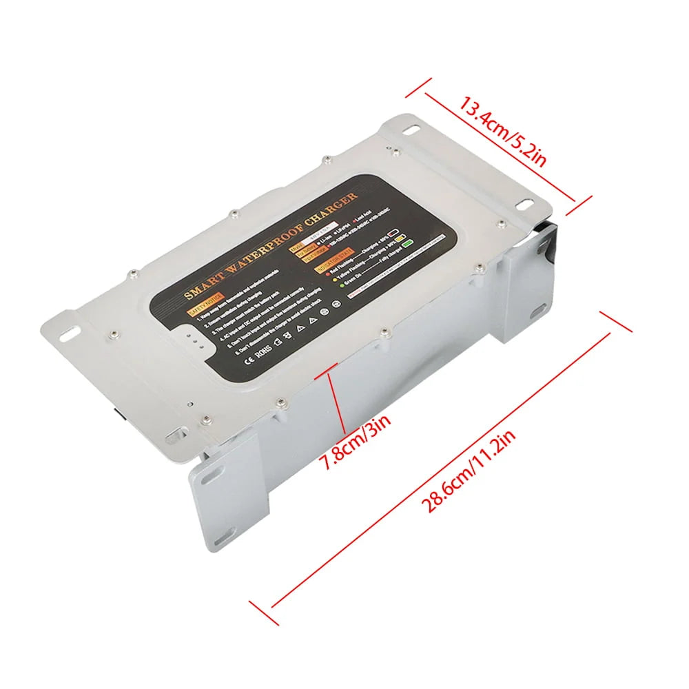 LABLT 48V 15A Battery Charger Replacement for Yamaha G19-G22 with 2 Pin Handle Plug