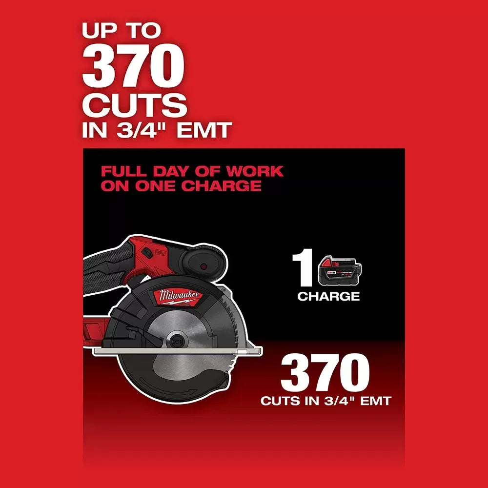 Milwaukee 2782-20 M18 FUEL 18V 5-3/8-Inch Metal Cutting Circular Saw - Bare Tool