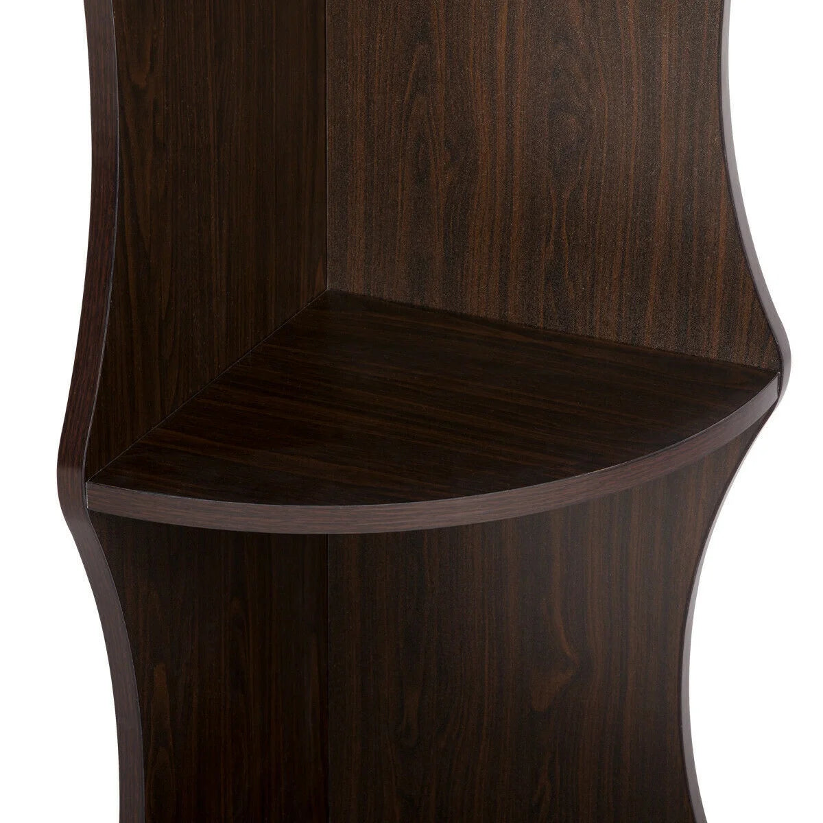 Nesuncia 77 H 5 Tier Corner Shelf Plant Stand Open Bookshelf Unique Furniture