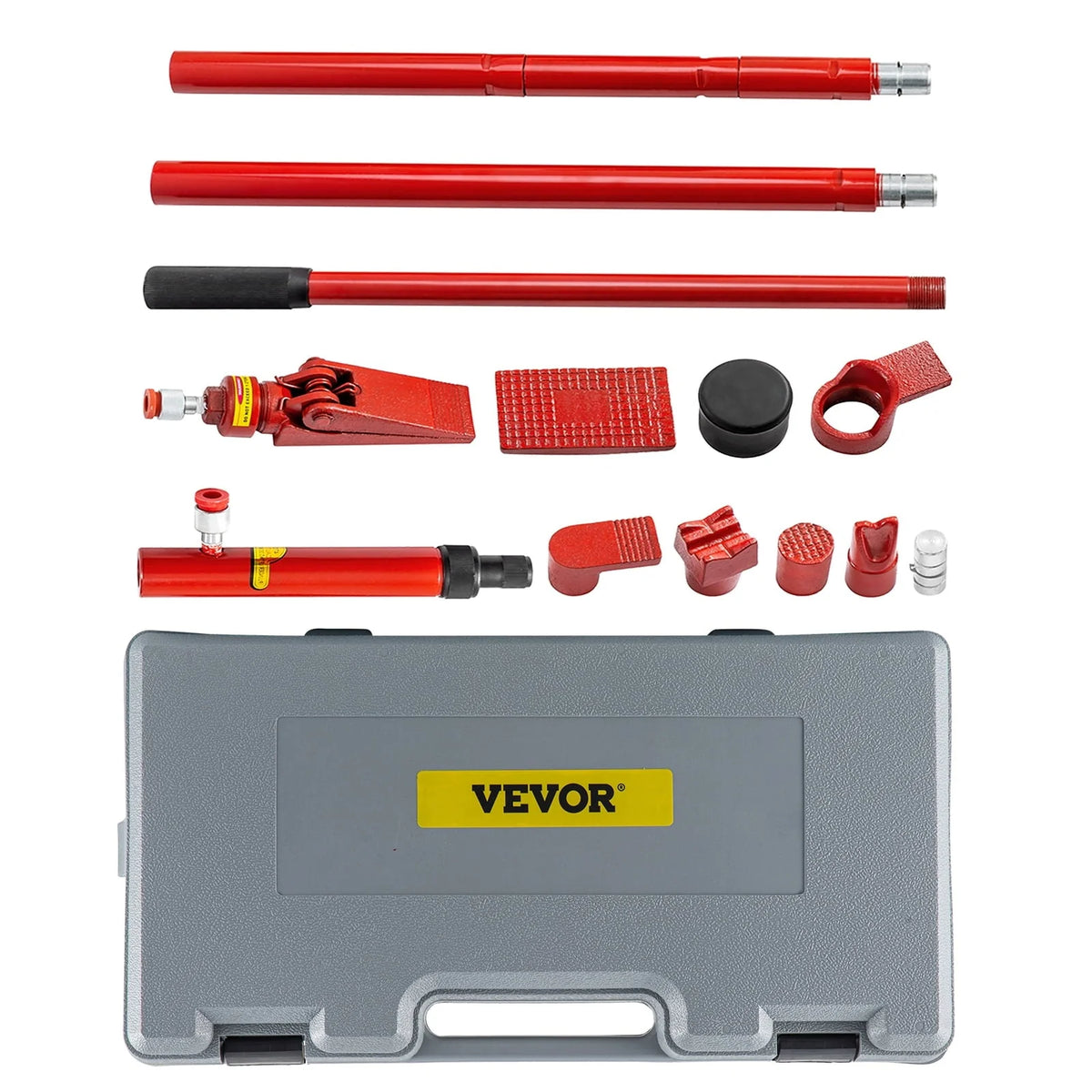 VEVOR 6 Ton Porta Power Kit 2M Hydraulic Car Jack Ram 4.72 inch Lifting Height Autobody Frame Repair Power Tools for Loadhandler Truck Bed Unloader Farm and Hydraulic Equipment Construction